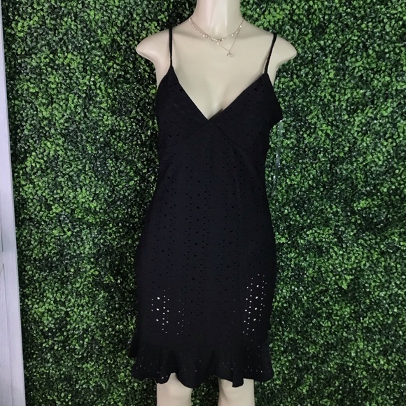 Black Eyelet Dress NWT - Picture 3 of 7
